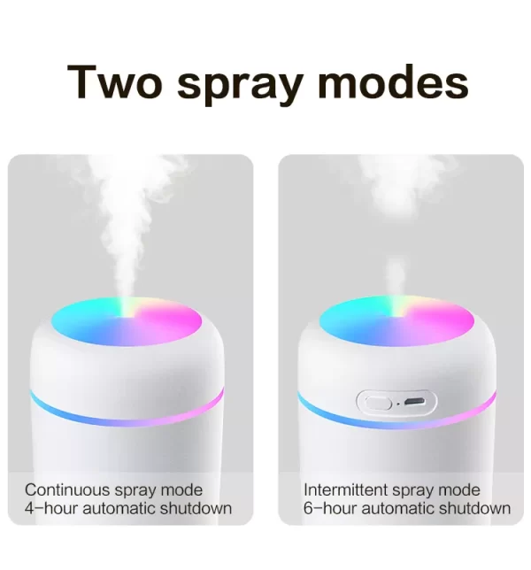 BreatheFresh Portable H2O Air Humidifier & Aroma Diffuser 300ML - Image 4