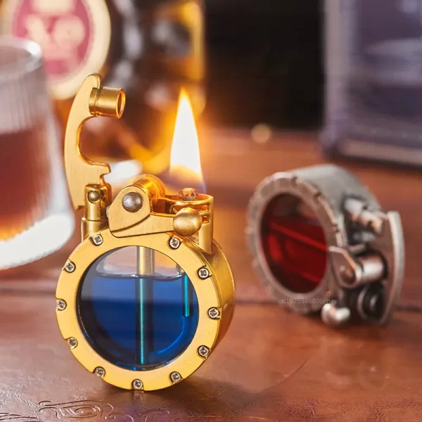 CrystalFlame - Retro Transparent Kerosene Lighter